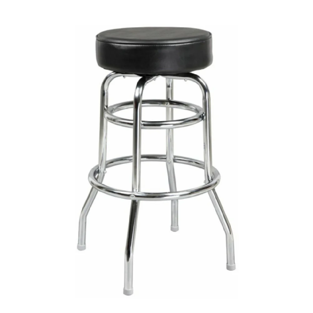Hubert 32Q-024 CenPro Double Ring Bar Stool 285 Lb. Weight Capacity 3 1/2