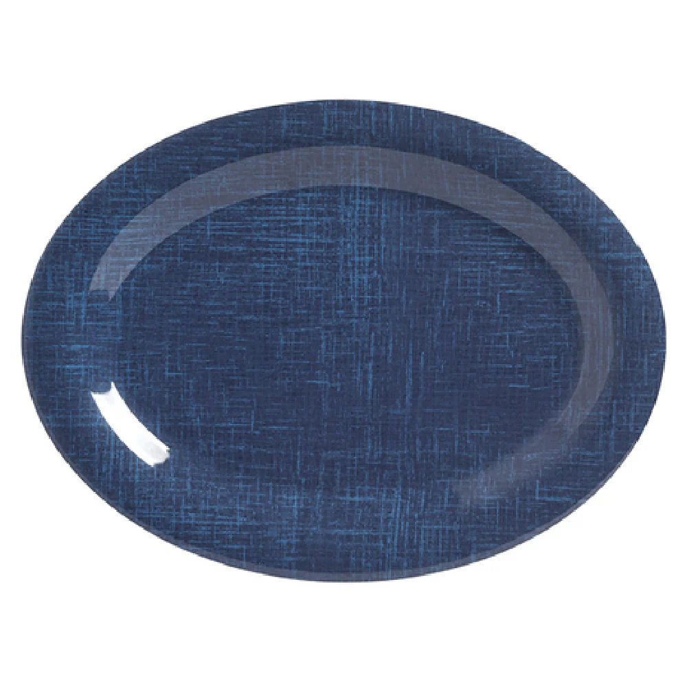 American Metalcraft DPL12DN 12 Inch Oval Serving Platter Break Resistant Melamine Blue American Metalcraft DPL12DN 12 Inch Oval Serving Platter Break Resistant Melamine Blue