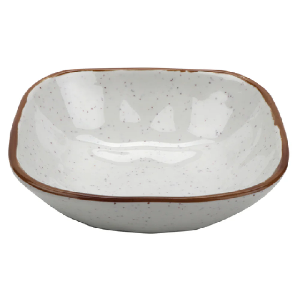 GET Enterprises SB-14-RM 14 Oz Bowl Square Break-resistant Melamine Beige with Brown Speckles GET Enterprises SB-14-RM 14 Oz Bowl Square Break-resistant Melamine Beige with Brown Speckles