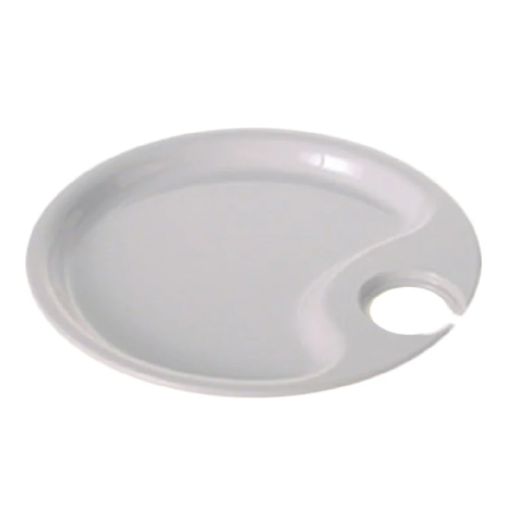 Thunder Group RF7010W 10-1/2 Inch Break-resistant Party Plate Melamine White Thunder Group RF7010W 10-1/2 Inch Break-resistant Party Plate Melamine White