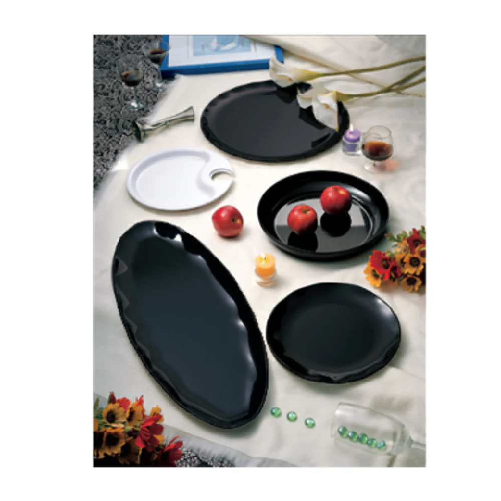 Thunder Group RF7010W 10-1/2 Inch Break-resistant Party Plate Melamine White Thunder Group RF7010W 10-1/2 Inch Break-resistant Party Plate Melamine White