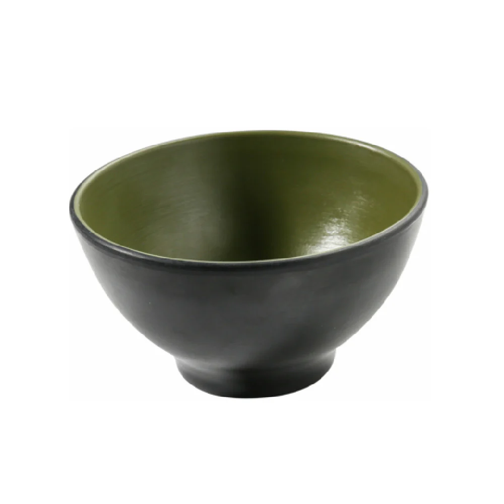 Yanco BM-404GR 4.5 Inch Rice Soup Bowl Two Tone Melamine Birmingham Green 4 Dozen Packs Yanco BM-404GR 4.5 Inch Rice Soup Bowl Two Tone Melamine Birmingham Green 4 Dozen Packs