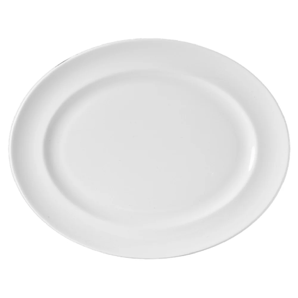 Steelite 62101ST0651 11 Inch Oval Platter with Royal Porcelain Steelite 62101ST0651 11 Inch Oval Platter with Royal Porcelain