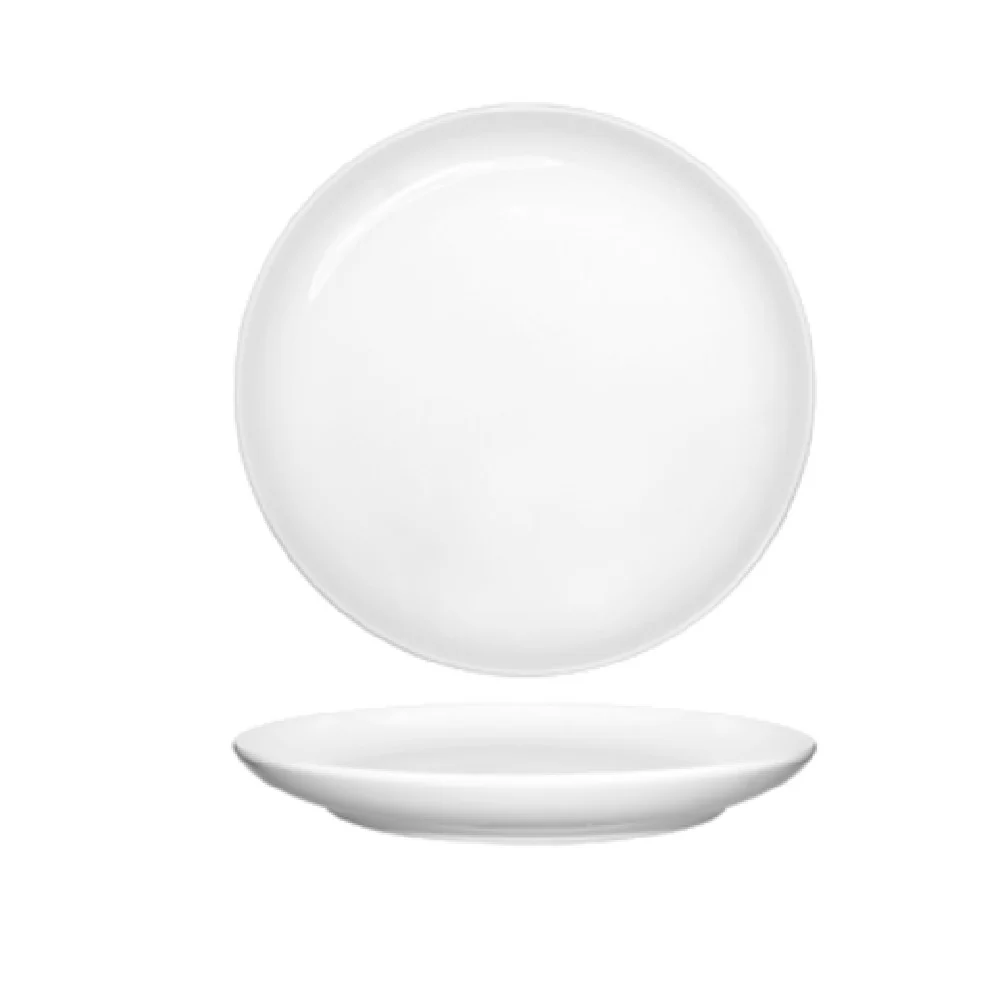International Tableware TN-306 6 Inch Dia Deep Coupe Plate Porcelain European White International Tableware TN-306 6 Inch Dia Deep Coupe Plate Porcelain European White