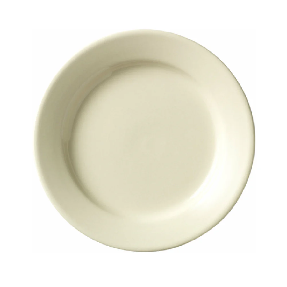 Libbey 740-901-718 7-3/4 Inch Round Plate Rolled Edge Cream White Porcelain Libbey 740-901-718 7-3/4 Inch Round Plate Rolled Edge Cream White Porcelain