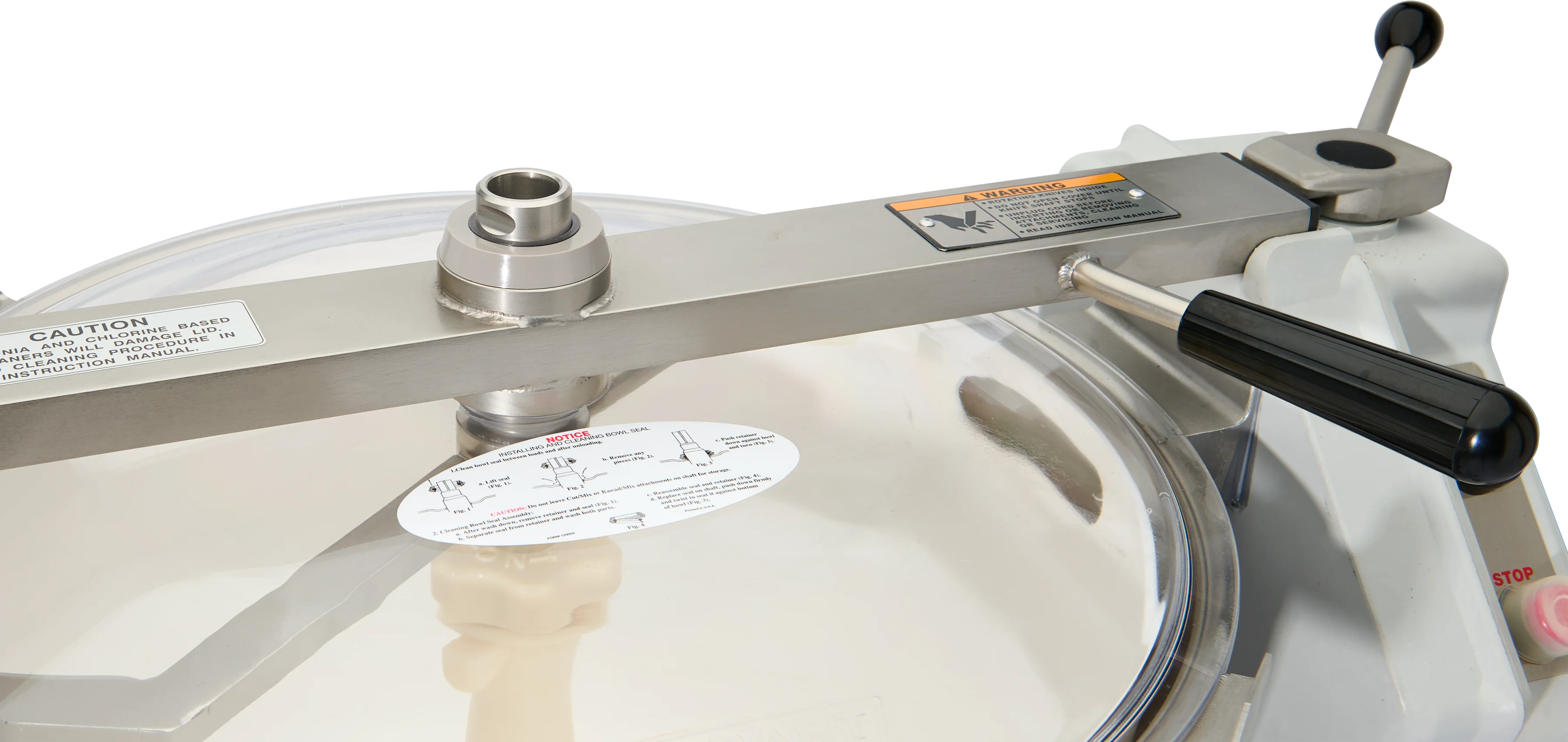 Hobart HCM450-61 55 Inch Cutter Mixer Electric Stainless Steel with Cut-Mix and Knead-Mix Attachments Hobart HCM450-61 55 Inch Cutter Mixer Electric Stainless Steel with Cut-Mix and Knead-Mix Attachments