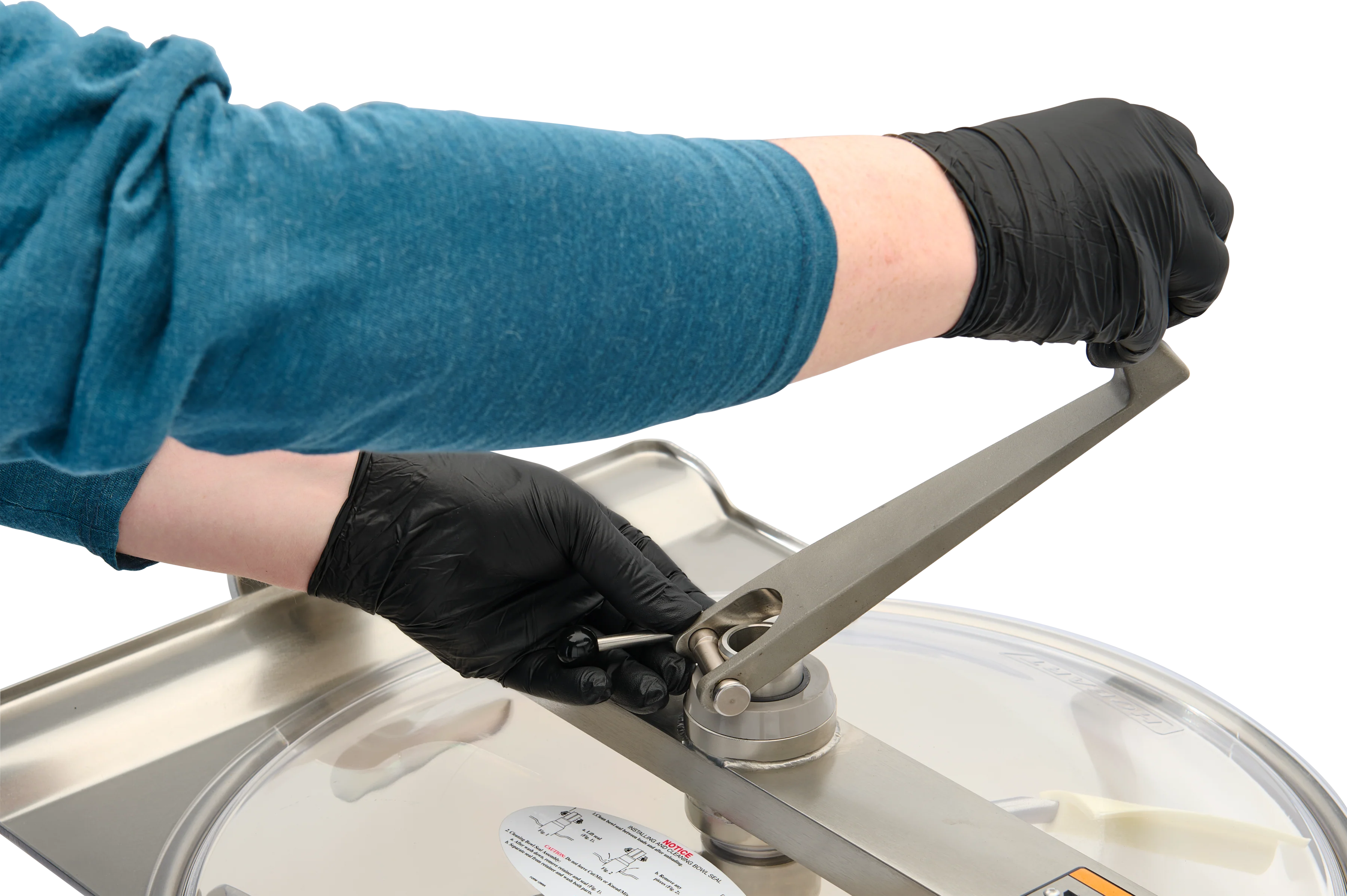 Hobart HCM450-61 55 Inch Cutter Mixer Electric Stainless Steel with Cut-Mix and Knead-Mix Attachments Hobart HCM450-61 55 Inch Cutter Mixer Electric Stainless Steel with Cut-Mix and Knead-Mix Attachments