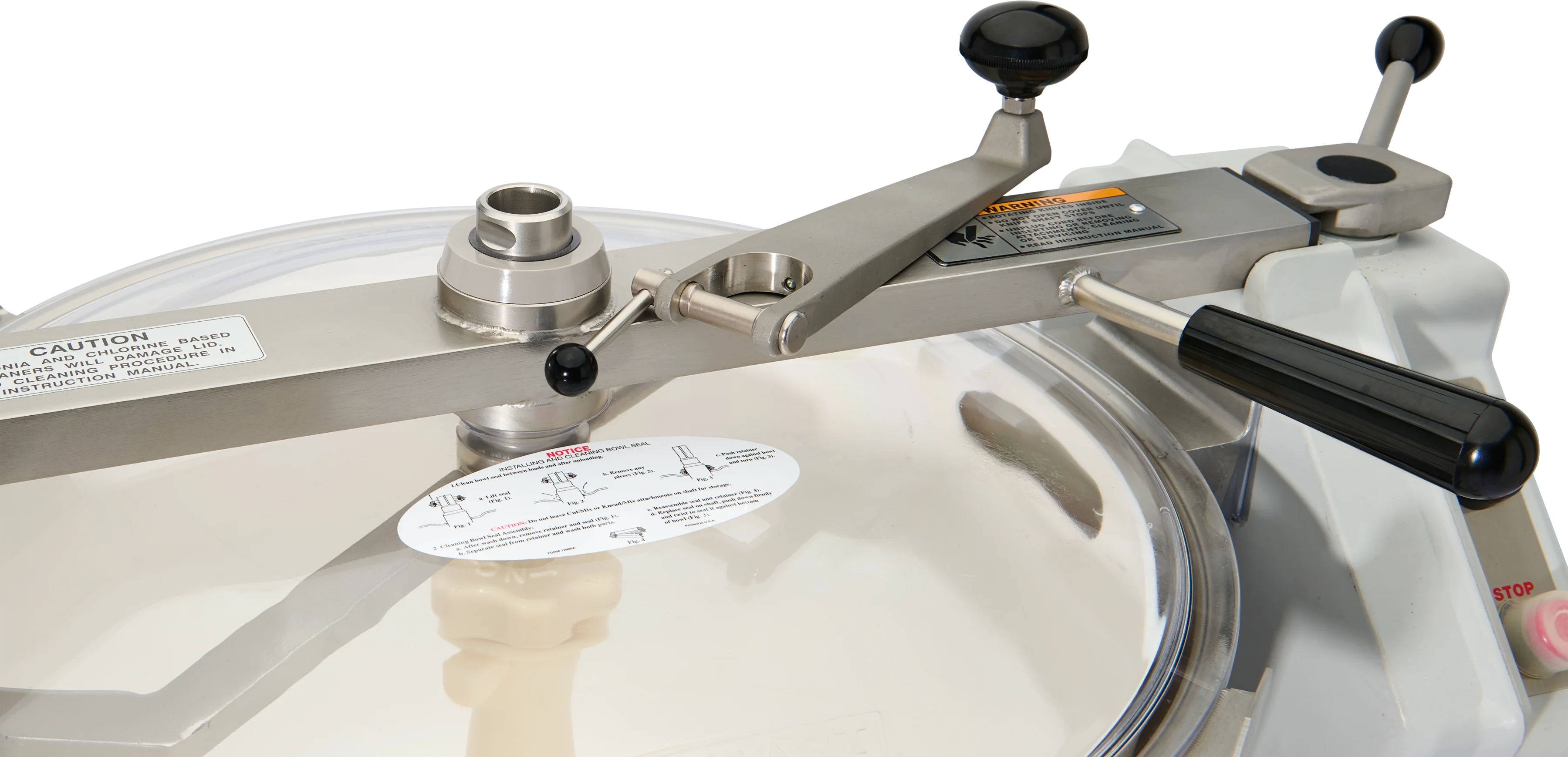 Hobart HCM450-61 55 Inch Cutter Mixer Electric Stainless Steel with Cut-Mix and Knead-Mix Attachments Hobart HCM450-61 55 Inch Cutter Mixer Electric Stainless Steel with Cut-Mix and Knead-Mix Attachments