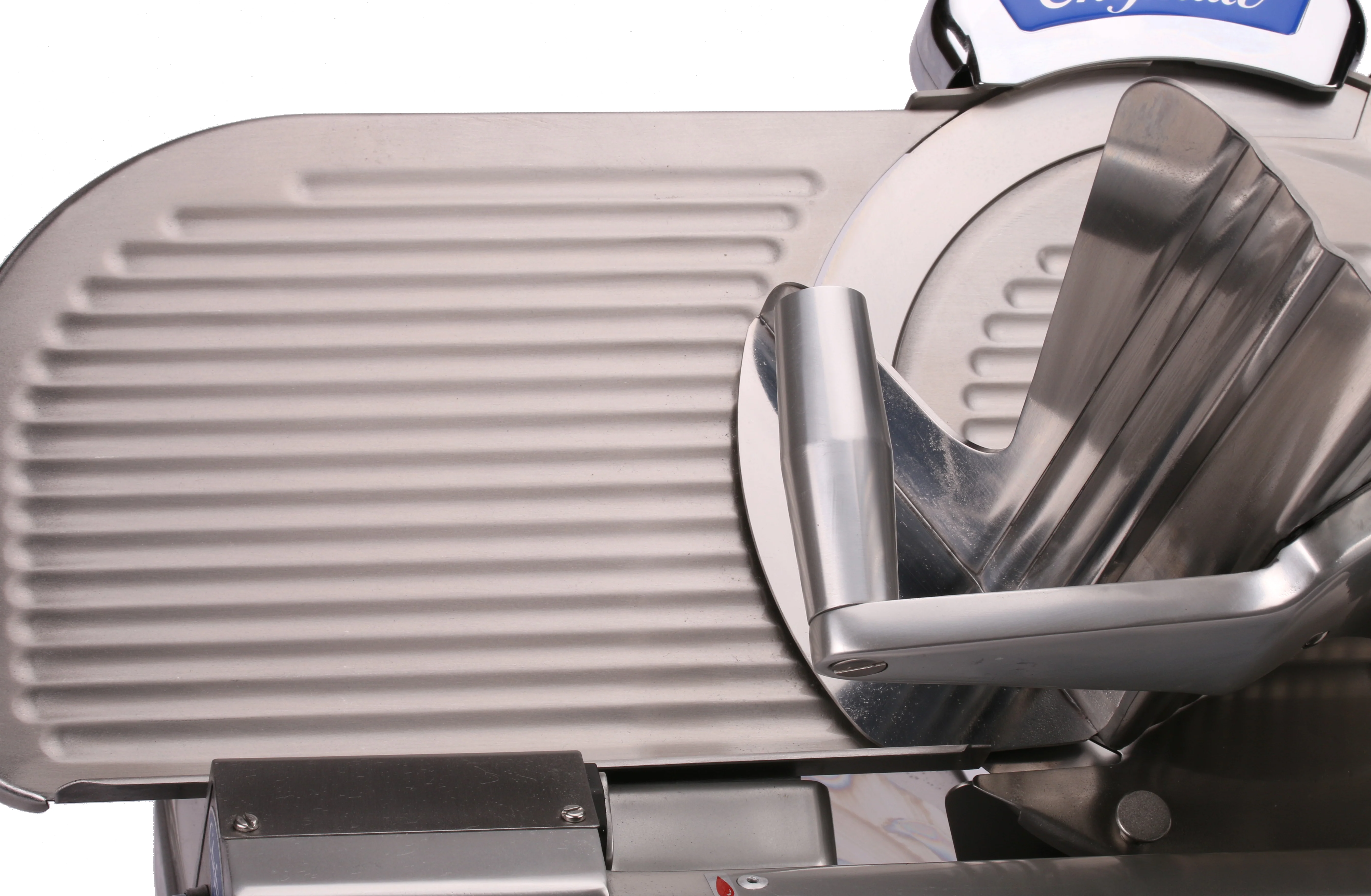 Globe GC512 12 Inch Diameter Electric Food Slicer Stainless Steel and Aluminum with Top Mounted Removable Sharpener Globe GC512 12 Inch Diameter Electric Food Slicer Stainless Steel and Aluminum with Top Mounted Removable Sharpener