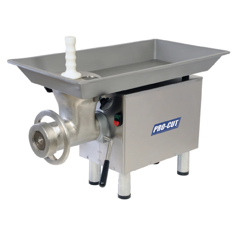 Pro-Cut KG-22W-XP 16 Inch Electric Meat Grinder Stainless Steel Headstock and Feed Tray Pro-Cut KG-22W-XP 16 Inch Electric Meat Grinder Stainless Steel Headstock and Feed Tray