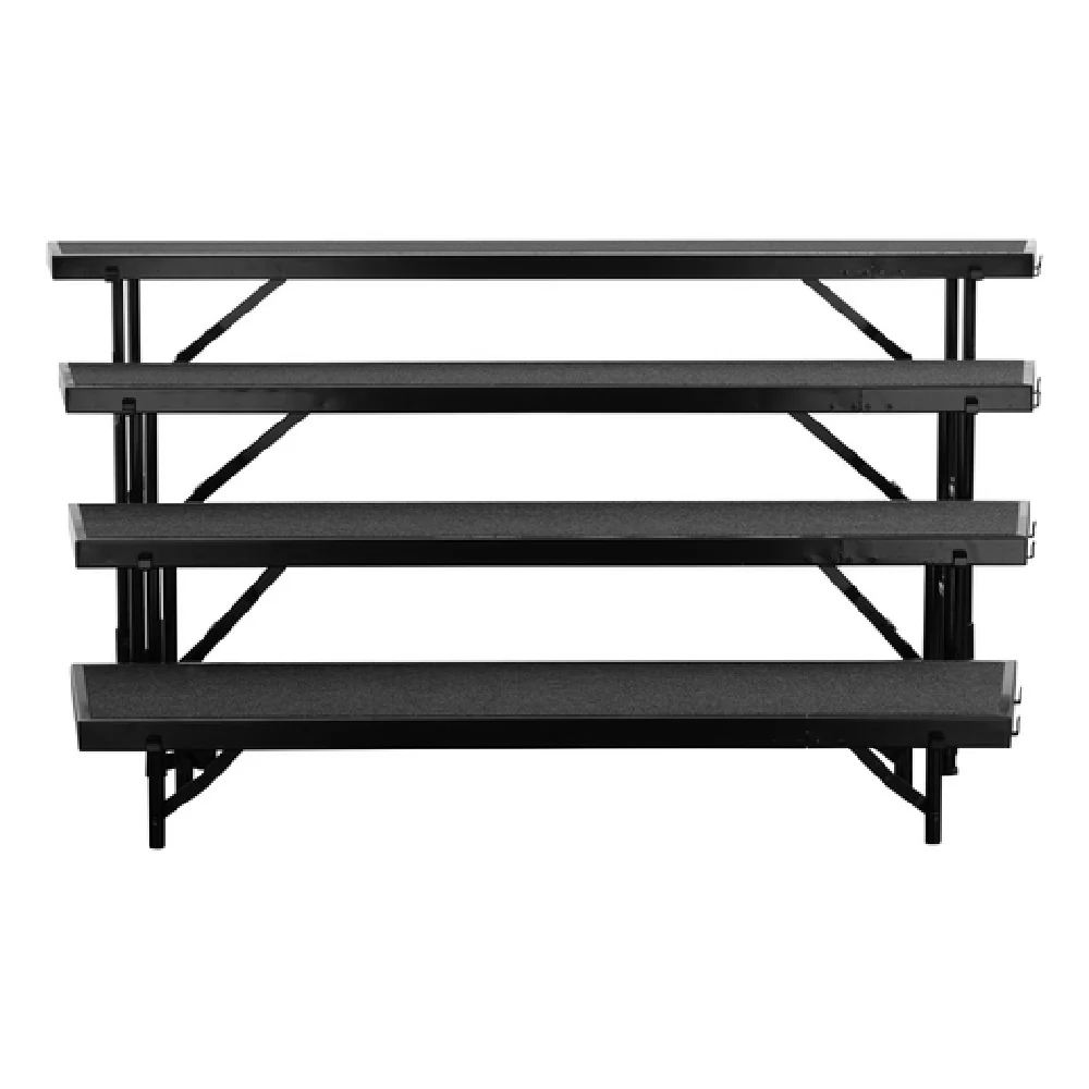 National Public Seating RT4L 18 Inch Tapered Standing Choral Riser 4 Levels Steel Frame National Public Seating RT4L 18 Inch Tapered Standing Choral Riser 4 Levels Steel Frame