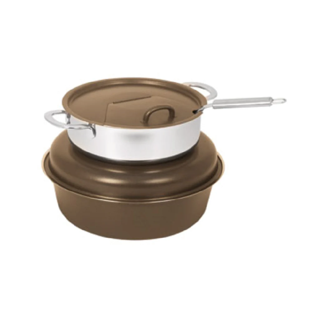 Spring USA 2385-567/6 6 Qt Induction Soup Tureen with Hinged Cover Stainless Steel Bronze Chrome Spring USA 2385-567/6 6 Qt Induction Soup Tureen with Hinged Cover Stainless Steel Bronze Chrome