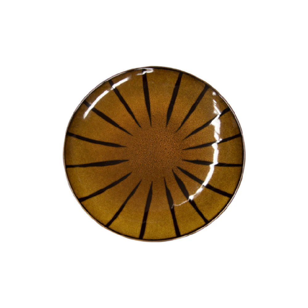 CAC China 112002-8 8 1/2 Inch Uxmal Plate China - 24 Packs
