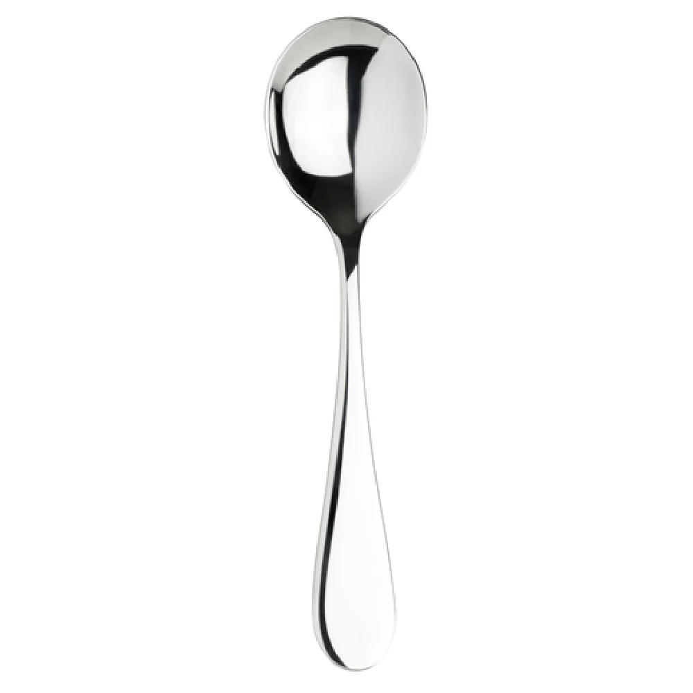 Steelite 5516J002 6-5/8 Inch Soup Spoon Round Bowl 18/10 Stainless Steel