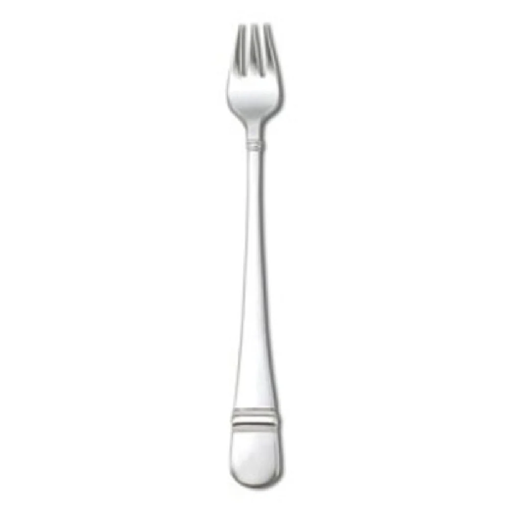 1880 Hospitality 1119FOYF 6-1/4 Inch Silver-plated Oyster Cocktail Fork Banded Teardrop Handle