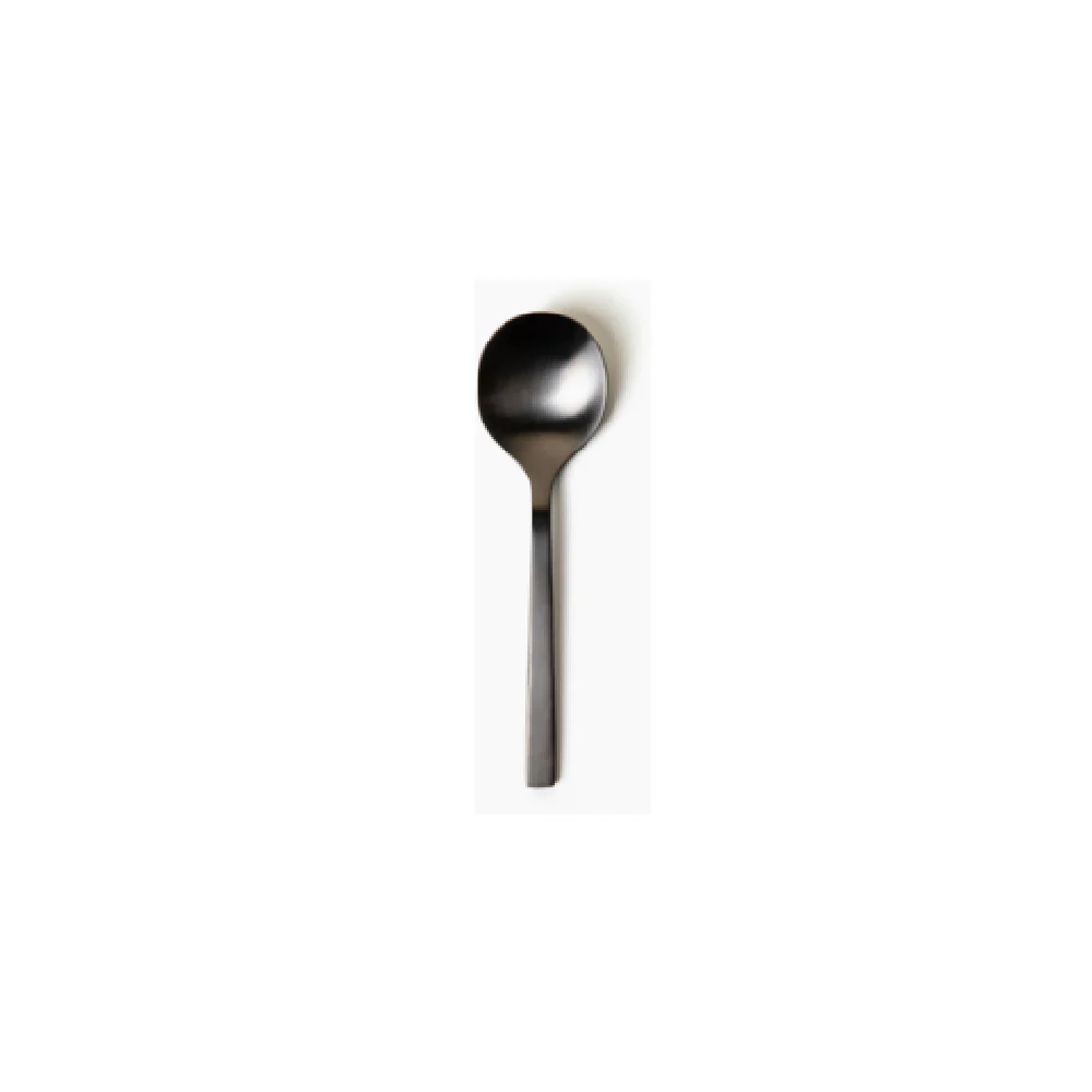 1880 Hospitality B410SBLF 6-1/4 Inch Bouillon Spoon Black PVD Finish Stainless Steel