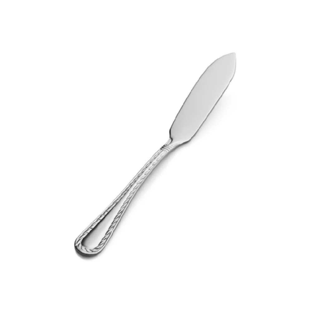 Bon Chef S413 6.70 Inch Amore Butter Spreader Flat Handle Stainless Steel Bon Chef S413 6.70 Inch Amore Butter Spreader Flat Handle Stainless Steel