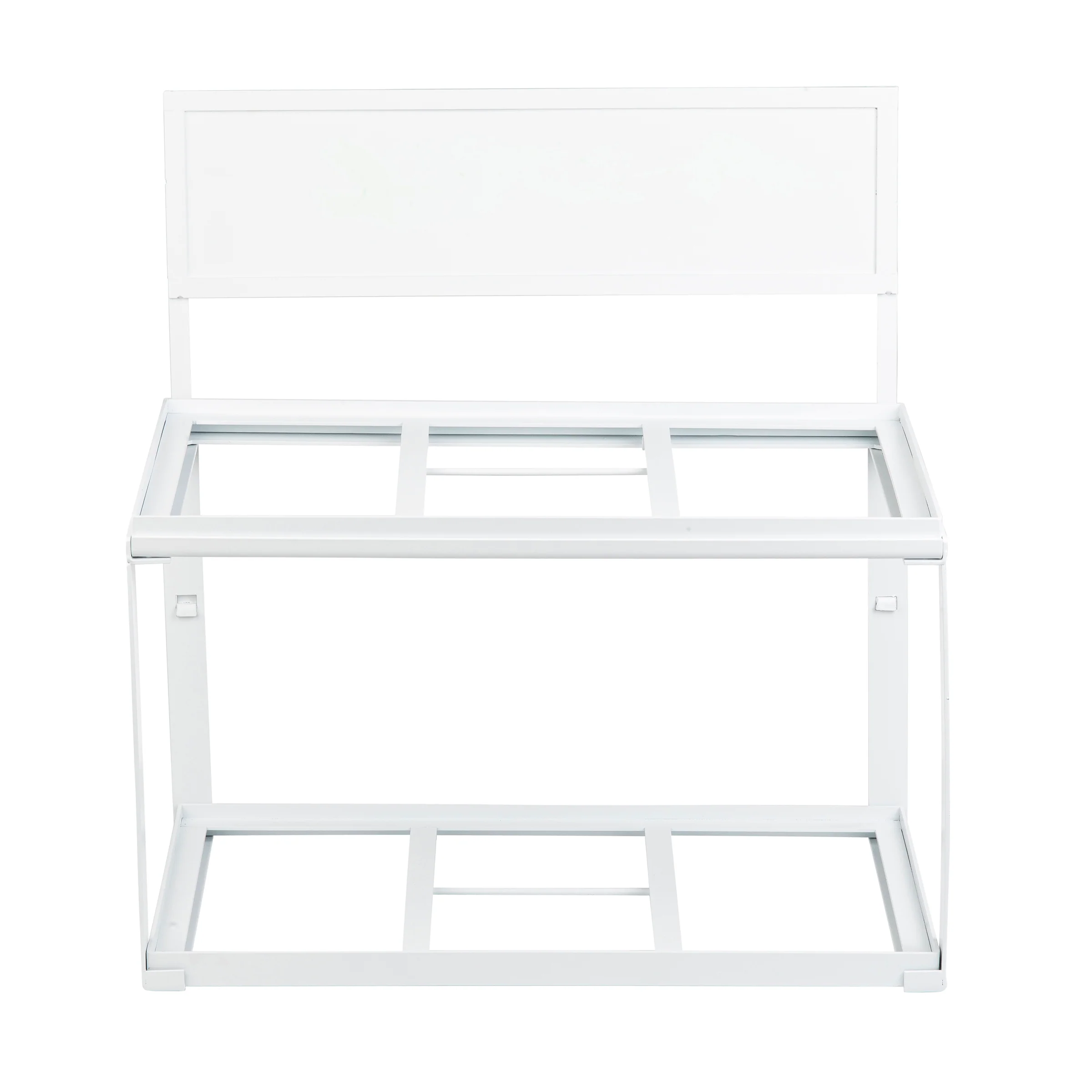 Tablecraft 11794 21.5 Inch Tiered Frame Supports Gastronorm Crates White Powder Coated Steel Tablecraft 11794 21.5 Inch Tiered Frame Supports Gastronorm Crates White Powder Coated Steel