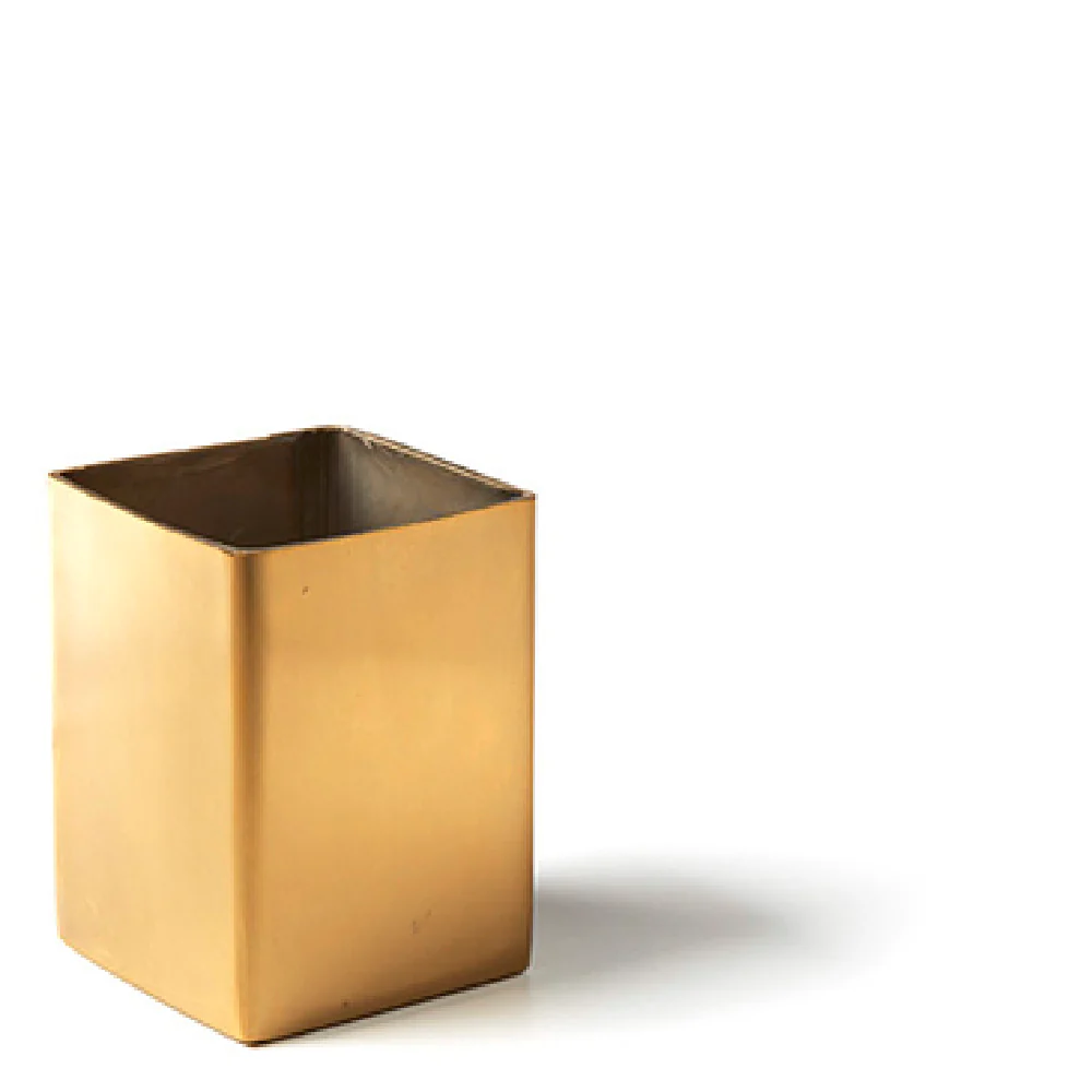 American Metalcraft GSPT5 2 Inch Sugar Packet Holder Stainless Steel Gold Finish