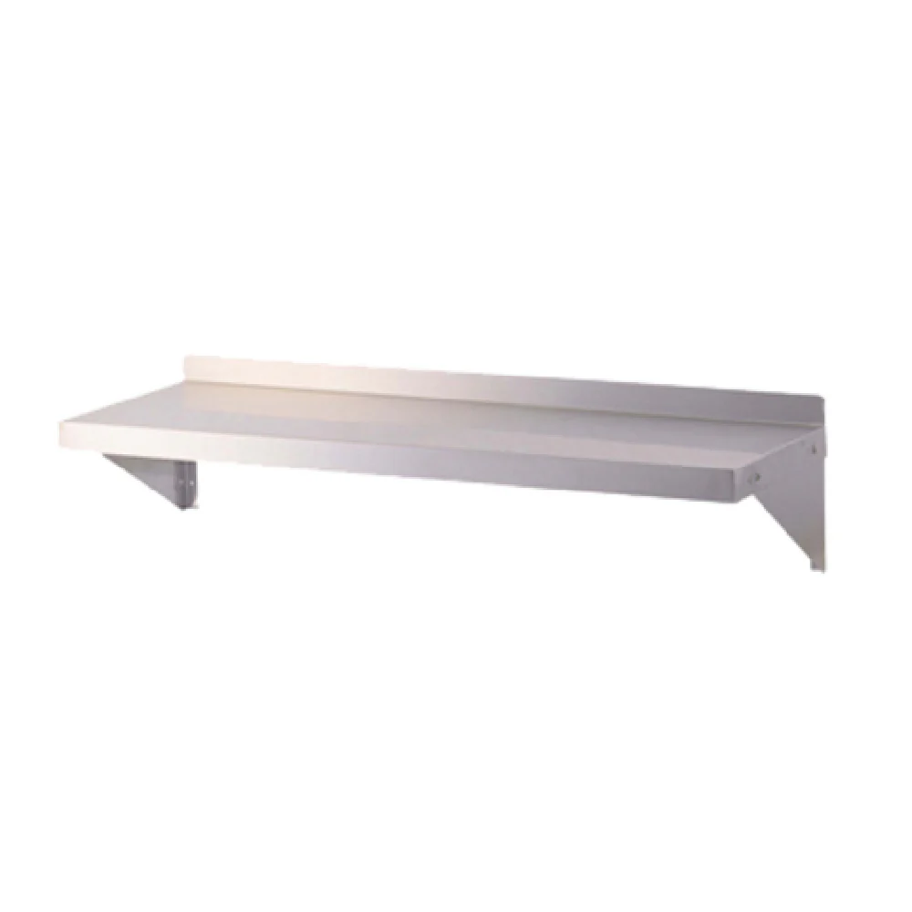 Turbo Air TSWS-1424 24 Inch Shelf Stainless Steel Wall Mounted with Rear Up-turn
