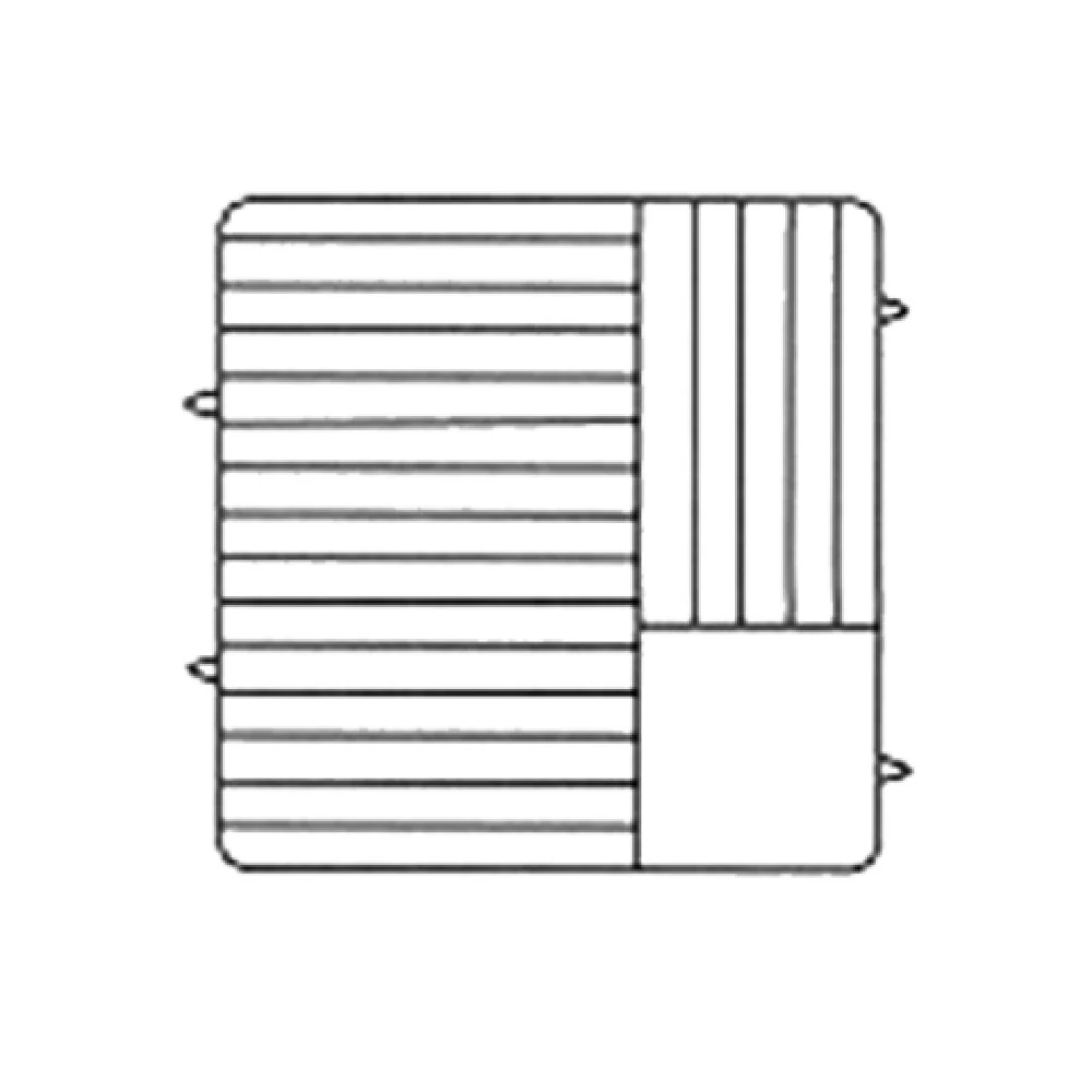 Vollrath PM2011-6-44 11 Inch Plate Crate Dishwasher Rack with Extenders and Dividers Vollrath PM2011-6-44 11 Inch Plate Crate Dishwasher Rack with Extenders and Dividers
