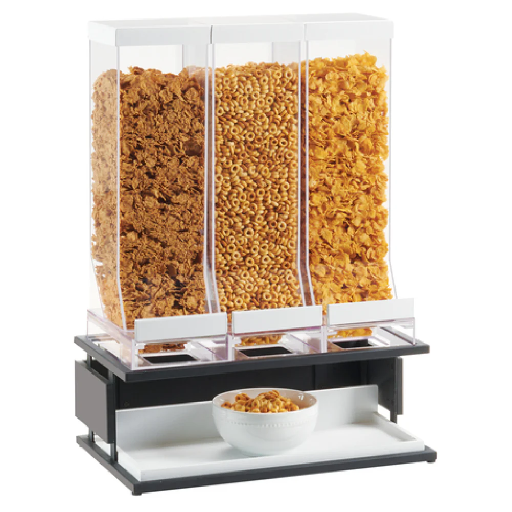 Cal Mil 22046-13 17 Inch Countertop Cereal Dispenser with 3 BPA Free Bins Cal Mil 22046-13 17 Inch Countertop Cereal Dispenser with 3 BPA Free Bins