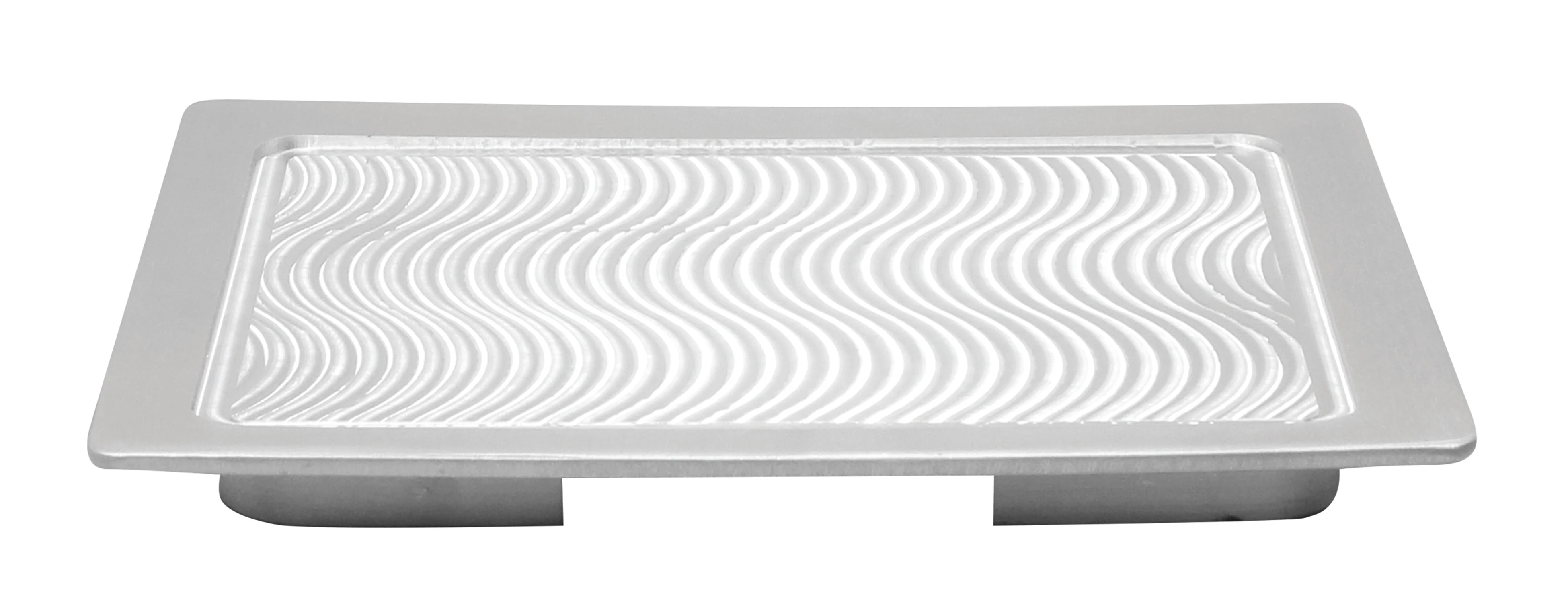 Tablecraft CW6426WV 6-7/8 Inch Aluminum Hot Well Cover Dishwasher Safe Silver
