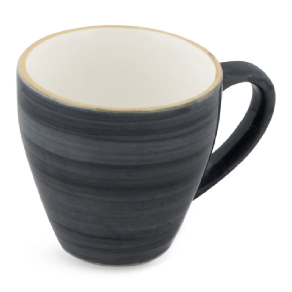 Bon Chef 2060051P-SG 3.5oz Espresso Cup Alumina Vitrified Slate Gray Porcelain