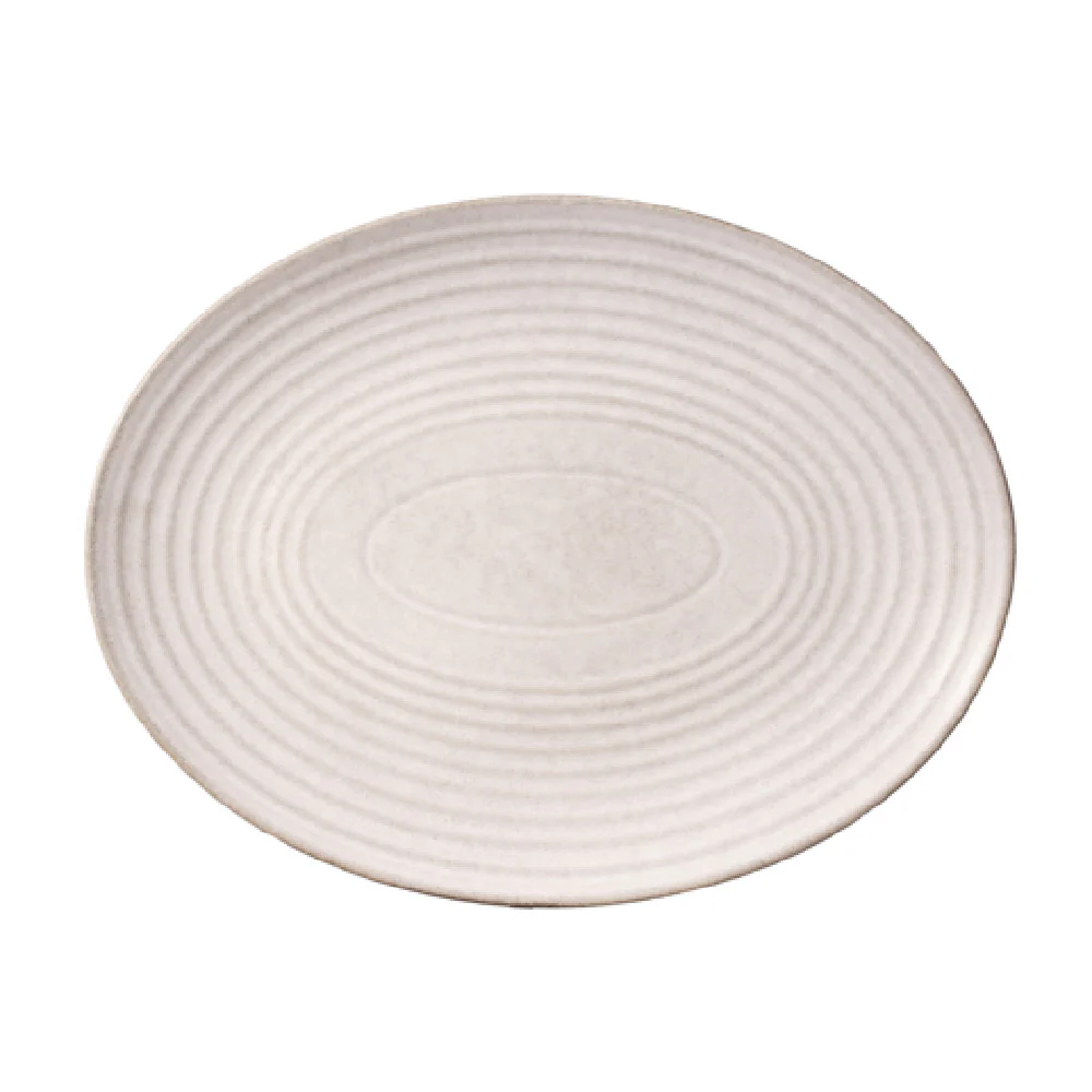 Vertex China E-14-F 13-1/4 Inch Coupe Platter Blue Fog - Durable China Serveware