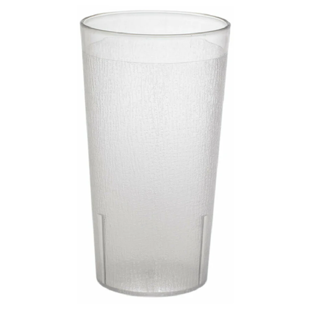 Cambro 1200P152 12.6 Oz Colorware Tumbler Impact Resistant Clear SAN Textured