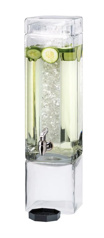 Cal Mil 1112-3 7 Inch Beverage Dispenser Ice Chamber Glass BPA Free Cal Mil 1112-3 7 Inch Beverage Dispenser Ice Chamber Glass BPA Free