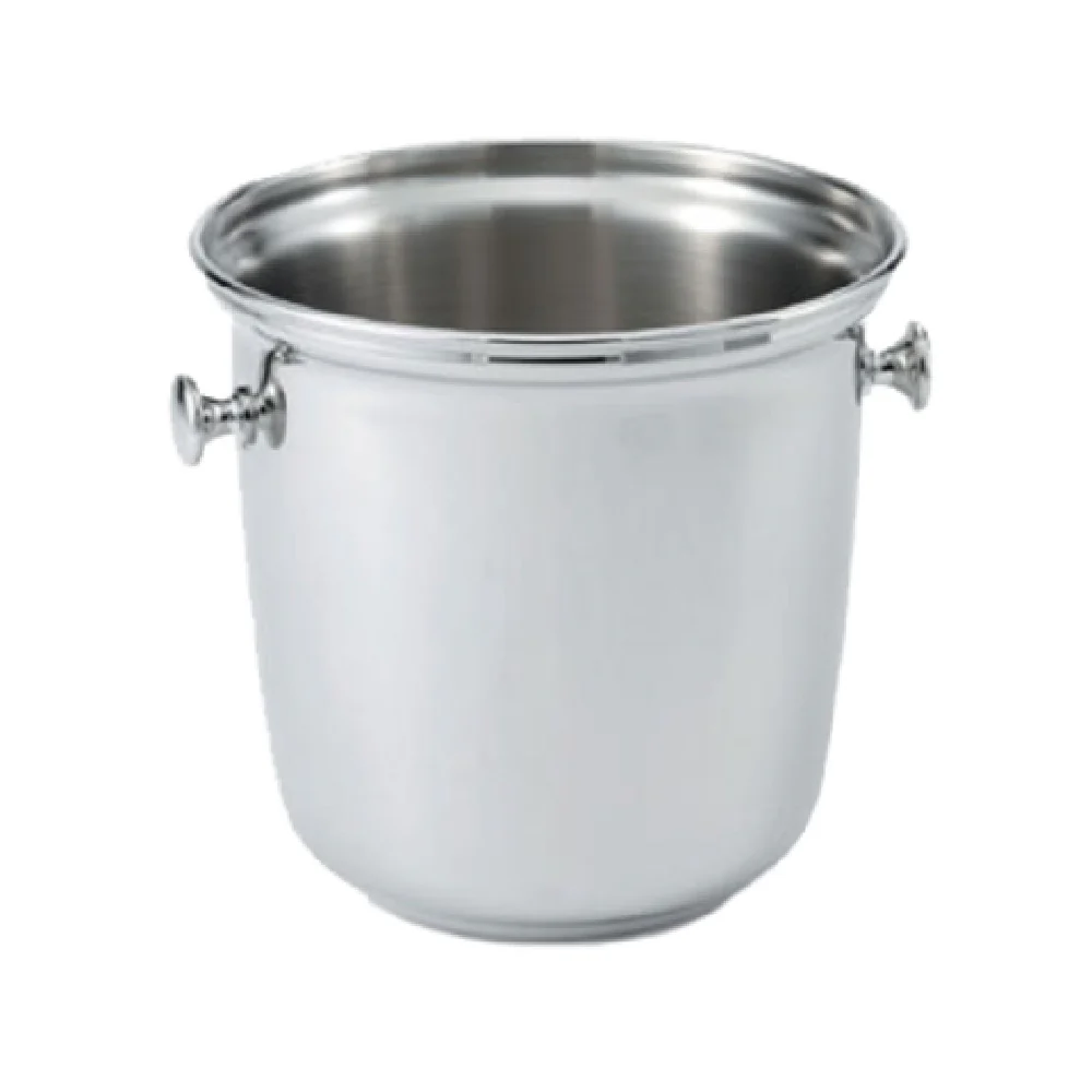 Vollrath 47625 9-7/8 Inch Double Bottle Wine Bucket with Side Knob Handles Stainless Steel Vollrath 47625 9-7/8 Inch Double Bottle Wine Bucket with Side Knob Handles Stainless Steel