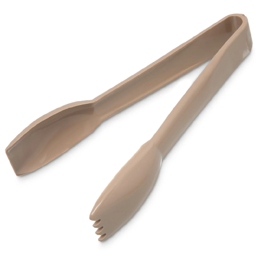 Carlisle 460606 6 Inch Salad Tongs Heat Resistant Plastic Beige Carlisle 460606 6 Inch Salad Tongs Heat Resistant Plastic Beige