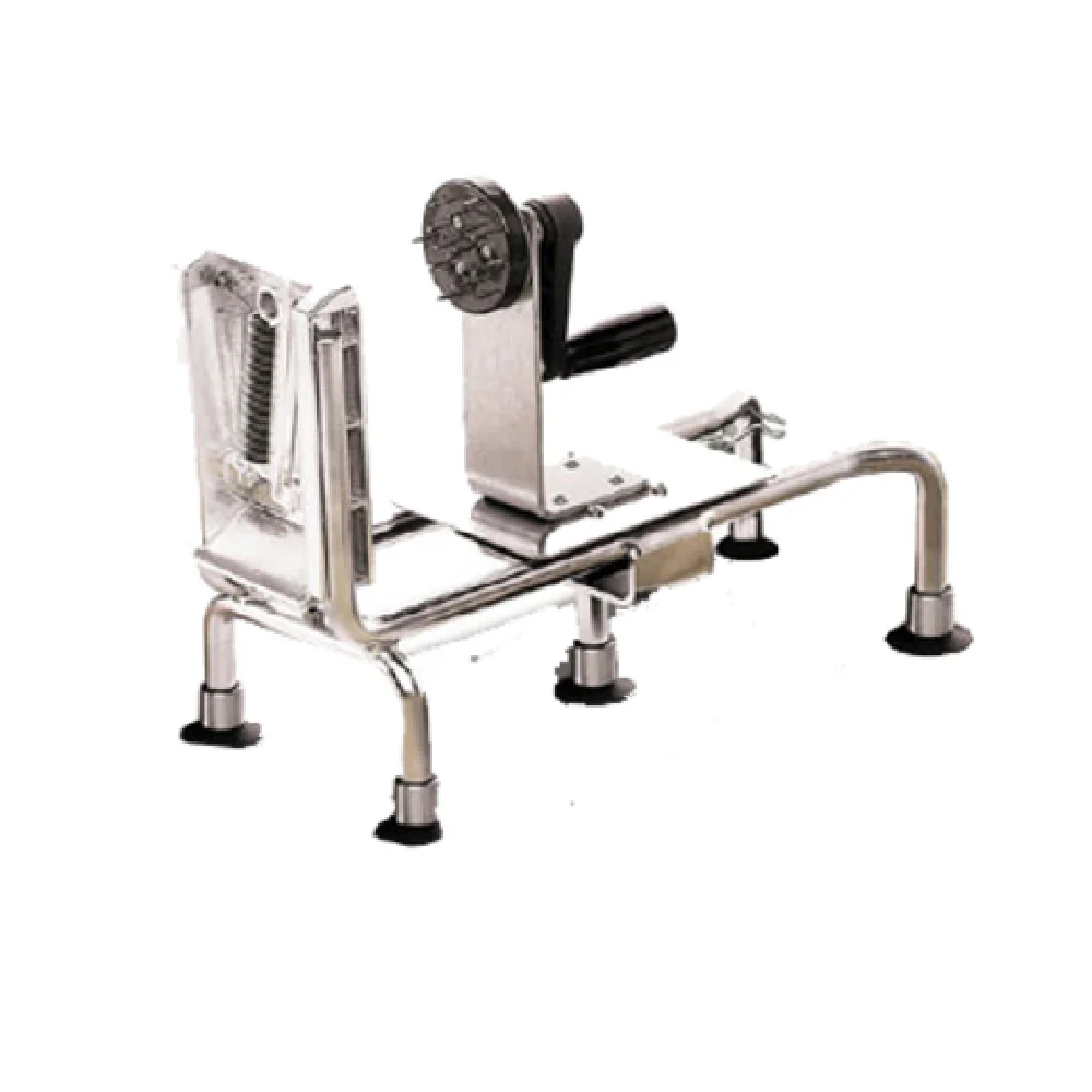 Louis Tellier 4030CLR 4 Inch Manual Fruit and Vegetable Turning Slicer with Stainless Steel Blades