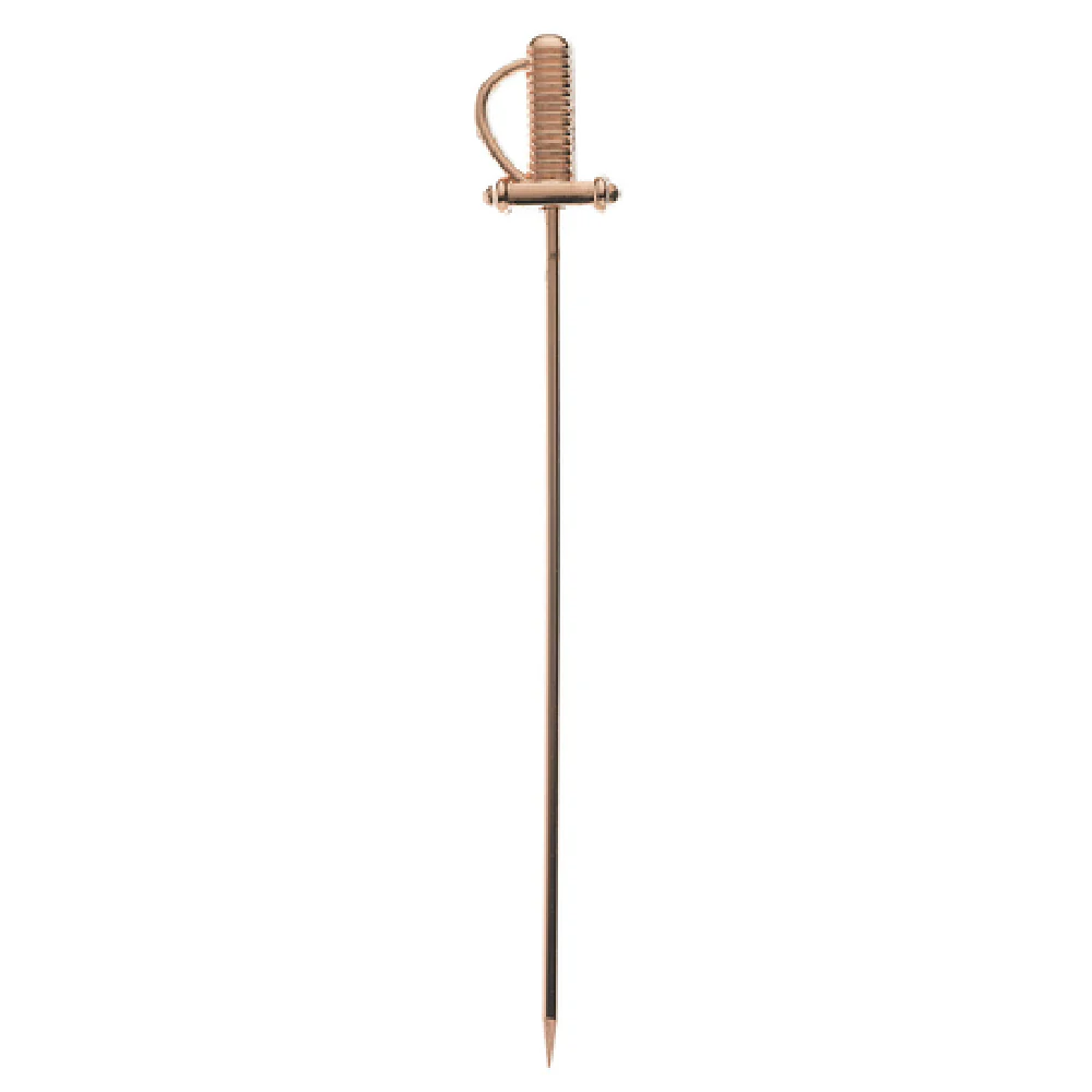 Mercer Culinary M37065CP 4-5/8 Inch Sword Top Cocktail Picks Stainless Steel Copper Plated