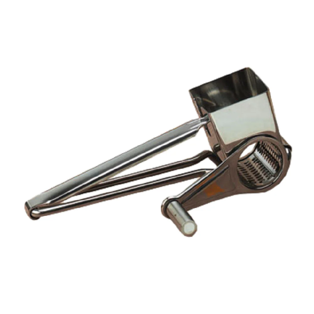 American Metalcraft SCG8 8-5/8 Inch Rotary Grater Dishwasher Safe Stainless Steel Crank