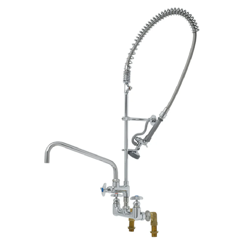 T&S Brass B-0287-A14BEKST 8-Inch Pre-Rinse Mixing Faucet with Add-On Nozzle T&S Brass B-0287-A14BEKST 8-Inch Pre-Rinse Mixing Faucet with Add-On Nozzle