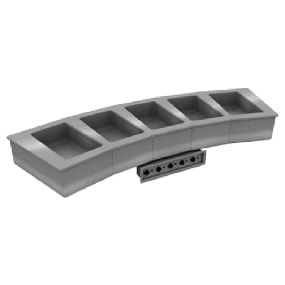 Delfield N8759-R_230/60/1 57 Inch Drop-In Electric Heated Food Well with Drain Delfield N8759-R_230/60/1 57 Inch Drop-In Electric Heated Food Well with Drain
