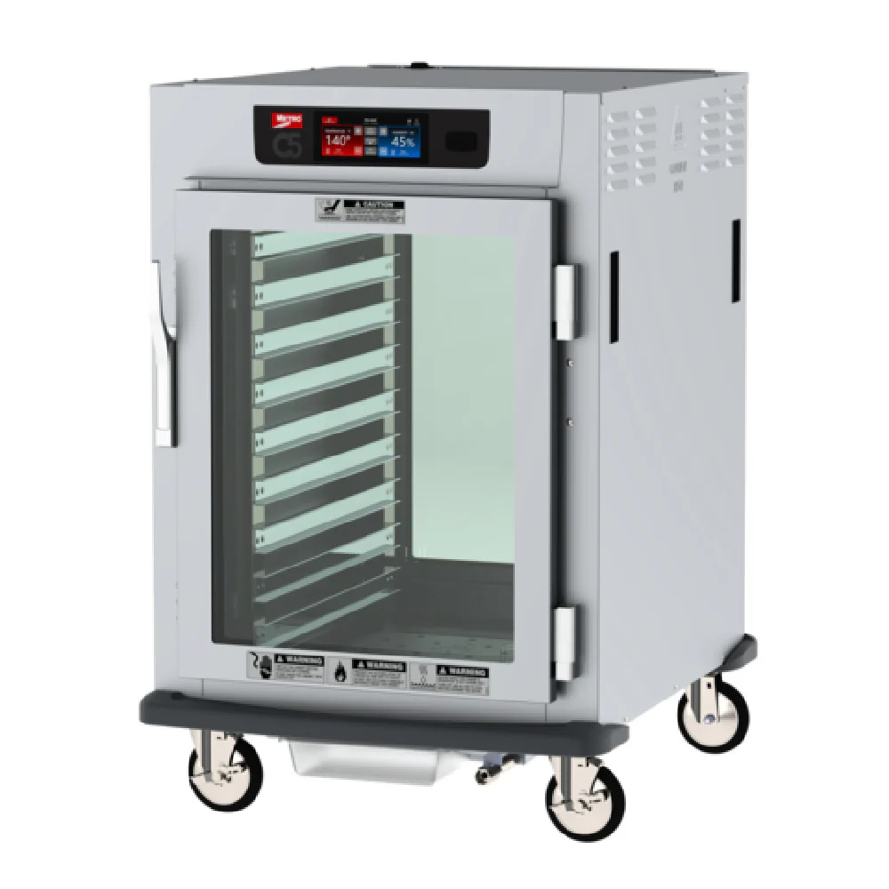 Metro C595L-SFC-LPFCA 30 Inch Mobile Electric Heated Holding Proofing Cabinet with Glass Doors