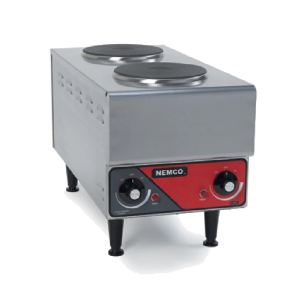 Nemco 6311-1-240 11-3/8 Inch Electric Hotplate Two Burner Stainless Steel Nemco 6311-1-240 11-3/8 Inch Electric Hotplate Two Burner Stainless Steel