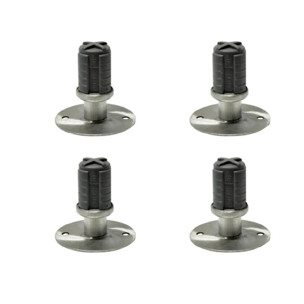 BK Resources BK-SPRFAF-WH-4 Flange 1-5/8 Inch OD Foot Stainless Steel Over Plastic BK Resources BK-SPRFAF-WH-4 Flange 1-5/8 Inch OD Foot Stainless Steel Over Plastic