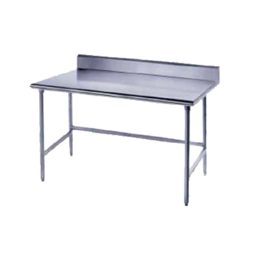 Advance Tabco TKSS-306 72 Inch Width Stainless Steel Work Table with Backsplash