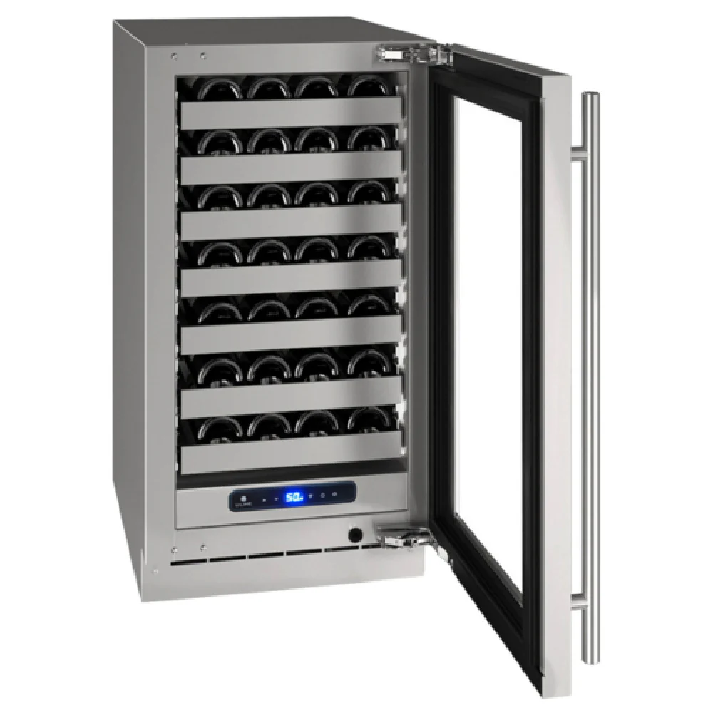 U-Line Corporation UHWC518-SG01A 17 Inch Wine Cellar Cabinet Stainless Steel with Digital Touch Controls