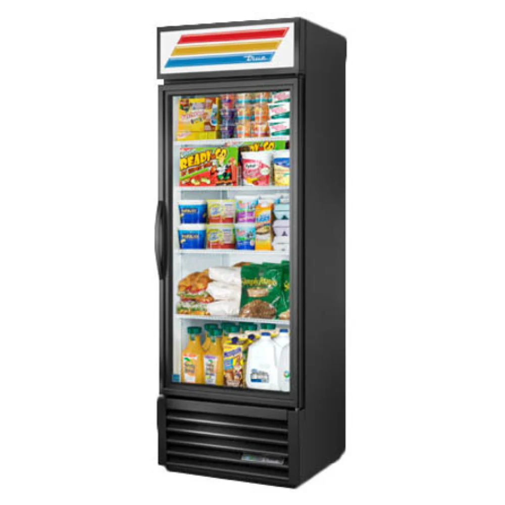 True Refrigeration GDM-19T-HC~TSL01_WH_LH 27 Inch Refrigerated Merchandiser with Thermal Glass Door