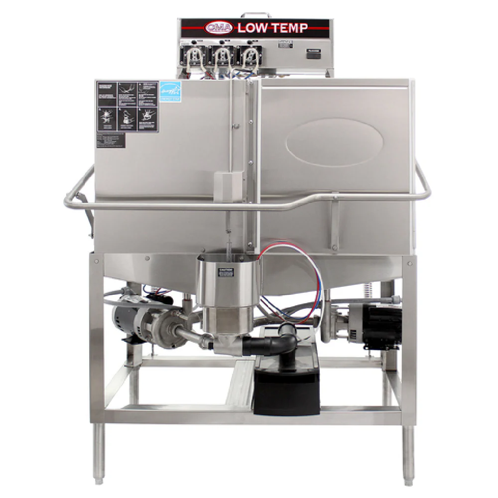 CMA Dishmachines CB 44 Inch Low Temp Chemical Dishwasher Door Type Double Rack