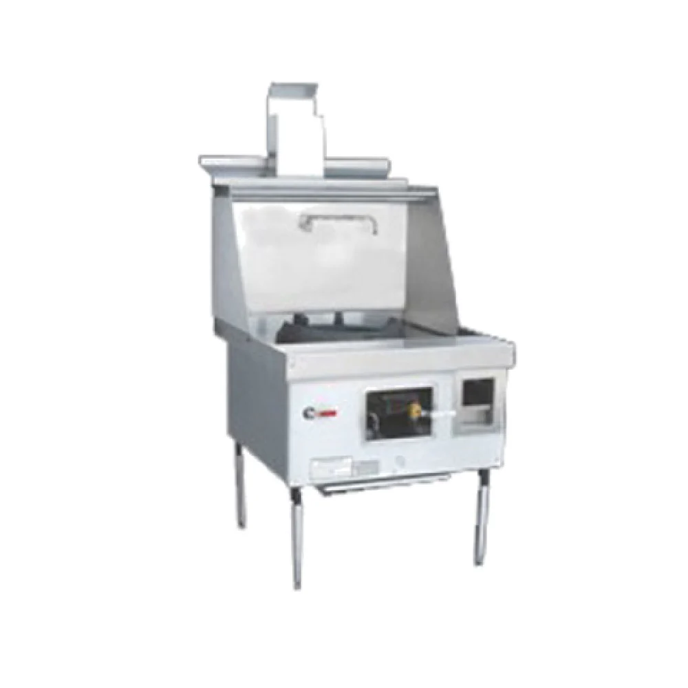 Town MF-1-SS 36 Inch Gas Wok Range with Flue Brick Lined Chamber