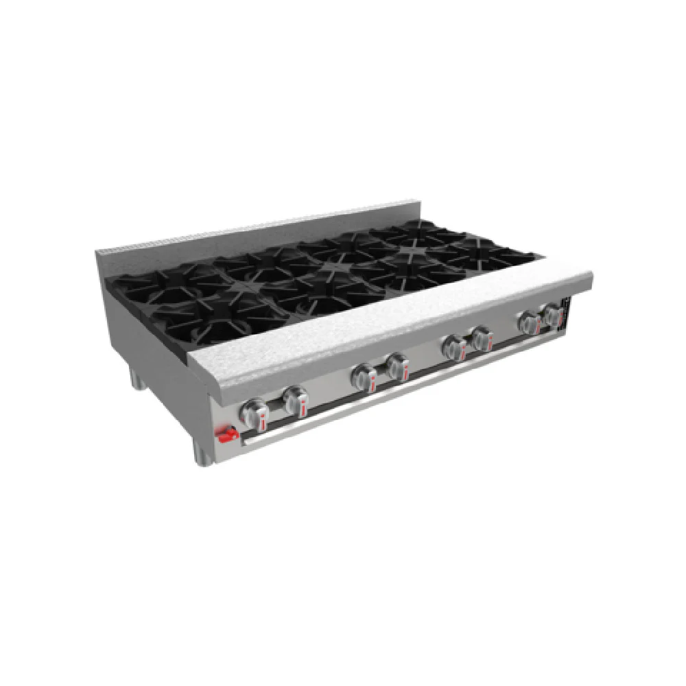 Venancio G48CT-48B_NAT 48 Inch Gas Countertop Hotplate with 8 Burners 144000 BTU Venancio G48CT-48B_NAT 48 Inch Gas Countertop Hotplate with 8 Burners 144000 BTU