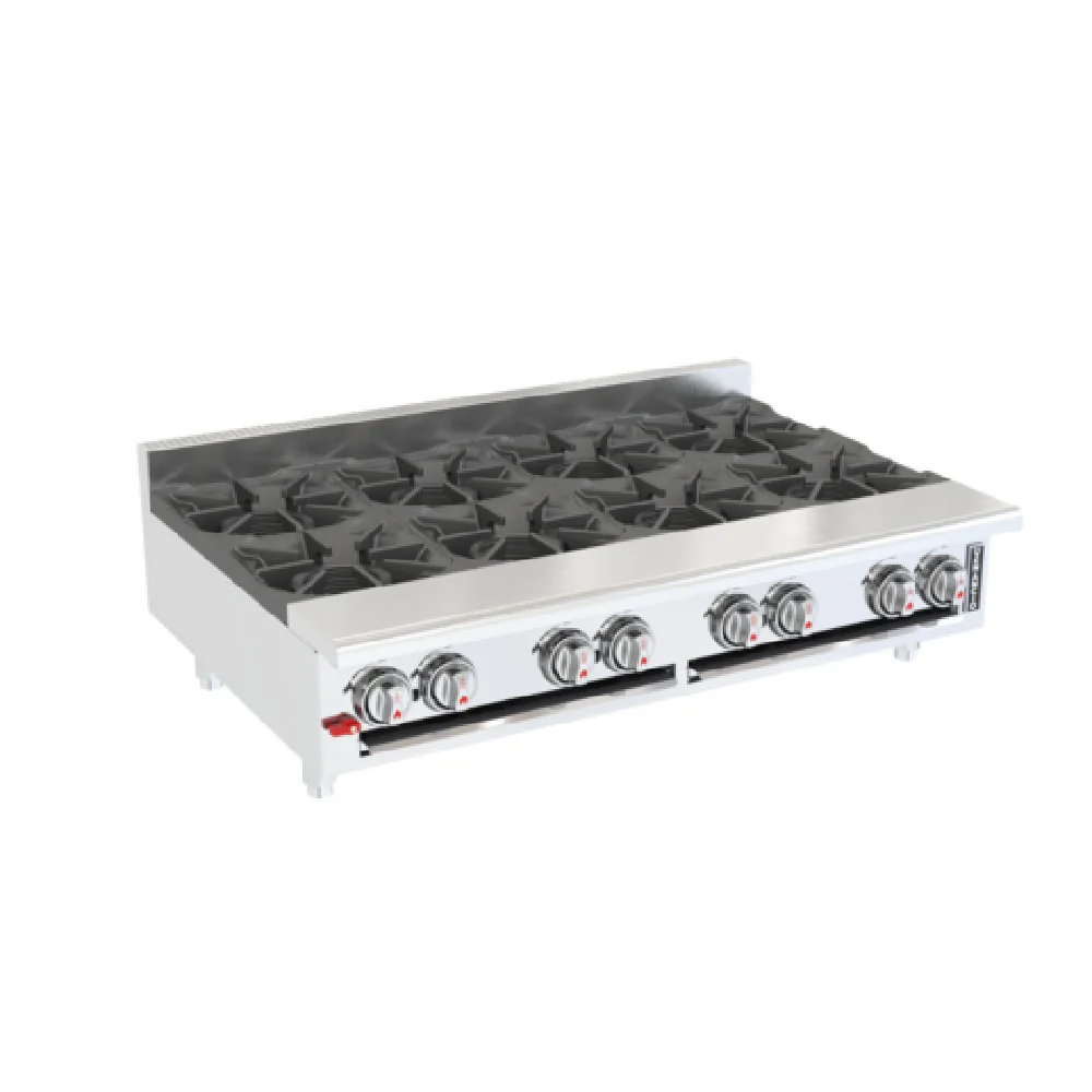 Venancio G48CT-48B_NAT 48 Inch Gas Countertop Hotplate with 8 Burners 144000 BTU Venancio G48CT-48B_NAT 48 Inch Gas Countertop Hotplate with 8 Burners 144000 BTU