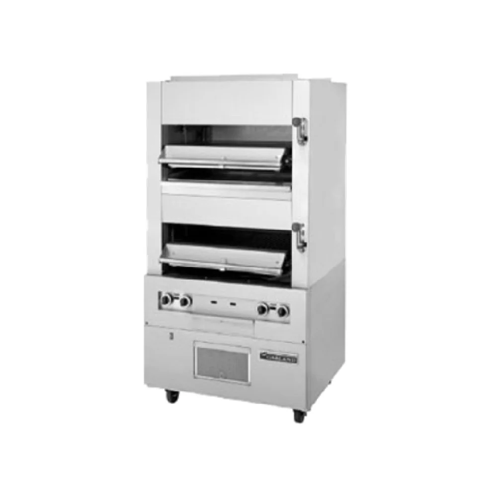 Garland M110XM_NAT 34 Inch Double Broiler Gas with Infrared Decks 140000 BTU