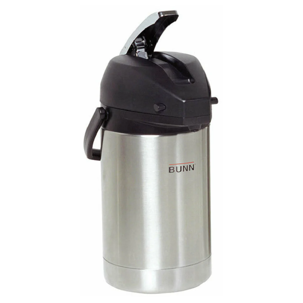 Bunn 32125.0100 2.5 Liter Lever-action Airpot Stainless Steel 6 Packs
